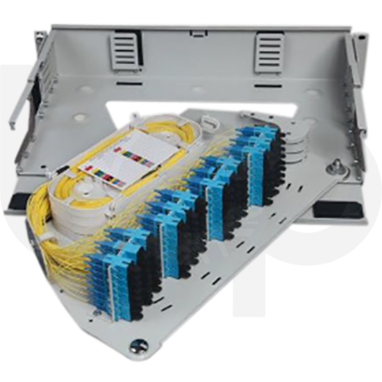 2U Pivoting Standard Patch Panel - Model 03 - 96 FO