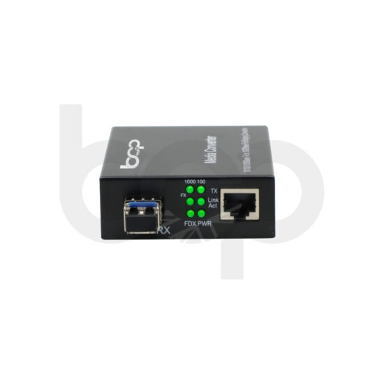 Media Converter 1 x SFP to 1 x RJ45 – 1000M