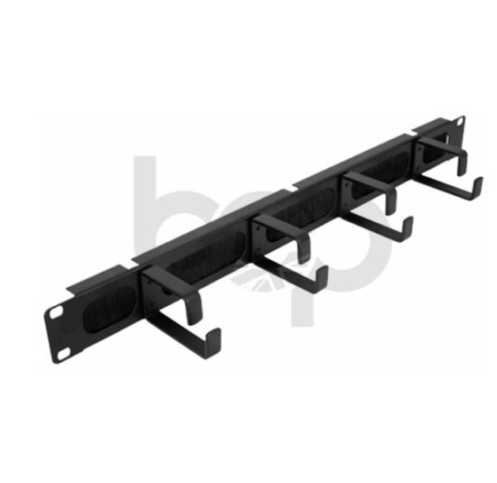 Cable Management Ring Bar with Brush - Metal - Model 01