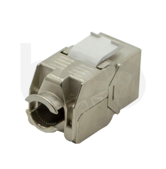Cat 6A Keystone Jack – STP Tool-Free 180°