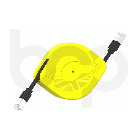 Cat 6a Patch Cord - U/UTP Retractable Flat