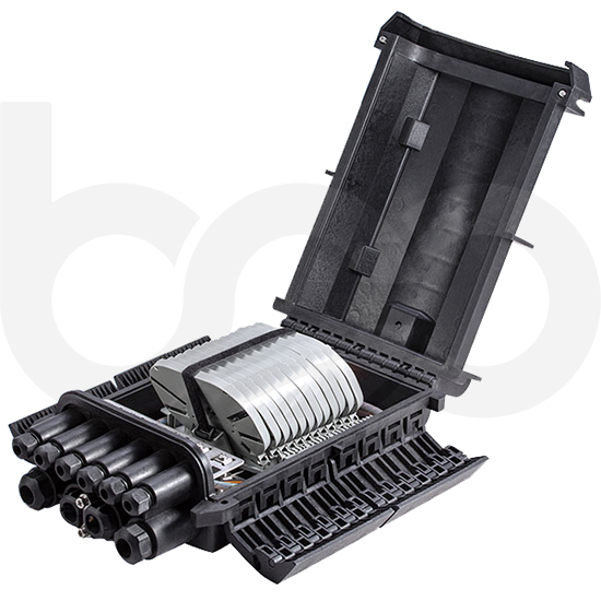 Mechanical FTTH Splice Enclosure - Gland - Model 05 - 144 FO