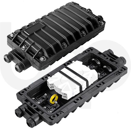 Mechanical Inline Fibre Optic Enclosure - Gland - Model 02 - 72 FO