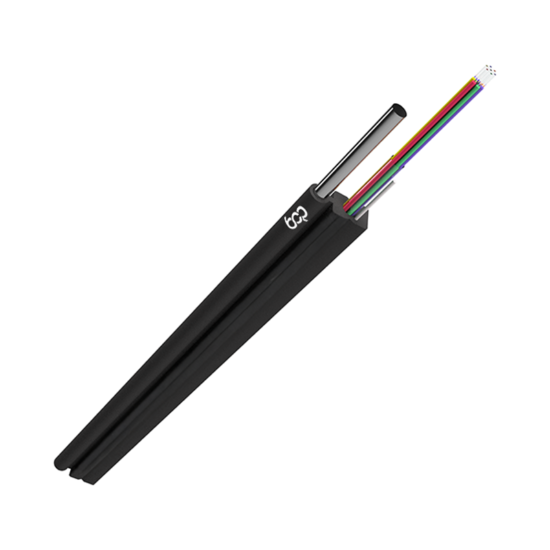 FTTH - Round Loose-Tube Drop Cable with Wire Messenger